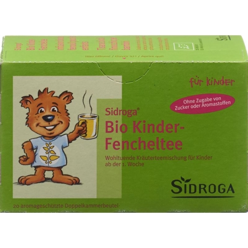 Sidroga organic fennel children 20 pieces buy online