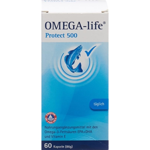 Omega-life Protect 500 capsules can 60 pieces buy online