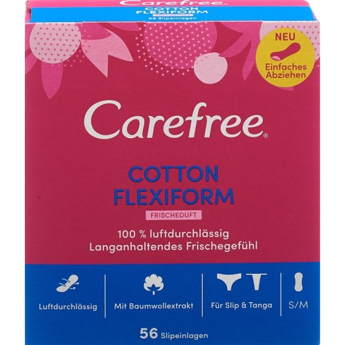 Carefree Cotton Flexiform Fresh 56 pieces buy online