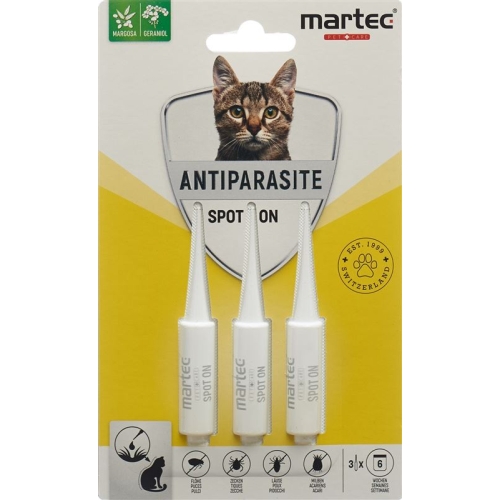 martec PET CARE Spot on ANTI PARASITE for cats 3 x 1 ml buy online