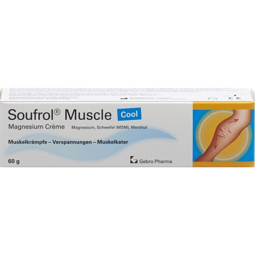 Soufrol Muscle Magnesium Cream Cool Tube 60g buy online