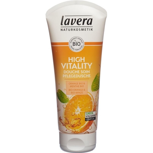 Lavera Shower Gel High Vitality Bio Orange & Bio mint Tb 200 ml buy online