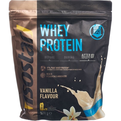 Isostar Whey Protein Powder Vanilla Bag 570g buy online