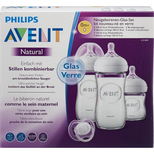 Avent Philips Natural Glass Newborn Set buy online