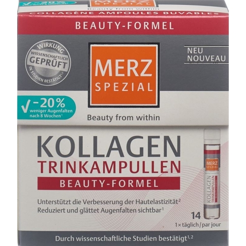 Merz Spezial Kollagen Trinkampullen 14x 25ml buy online