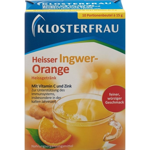 Klosterfrau Heisser Ingwer-Orange 10x 15g buy online