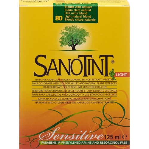 Sanotint Sensitive Light Hair Color 80 light natural blonde buy online