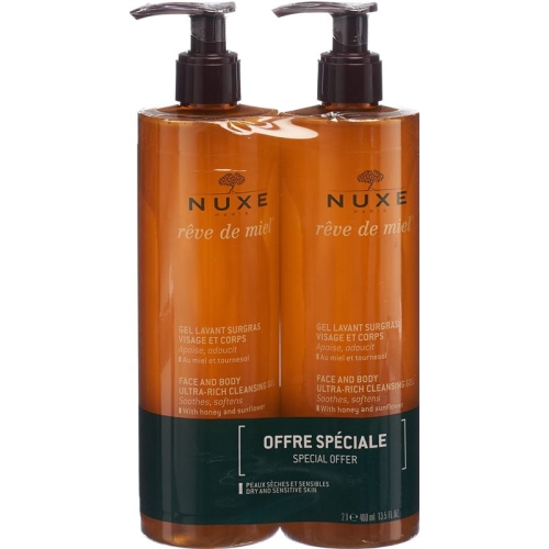 Nuxe Reve Miel Duo Gel Vis&corps 2x 400ml buy online