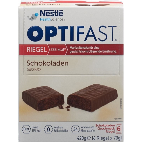 Optifast Chocolate bar 6x 70g buy online