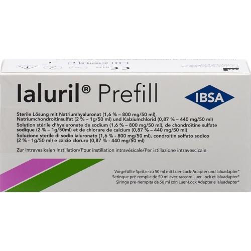 Ialuril prefill with luer lock adapter and Ialuadapter Fertspr 50 ml buy online