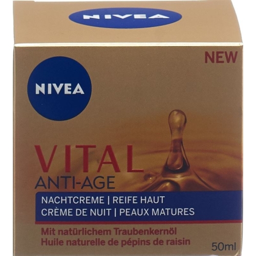 Nivea Vital Anti-Age Nachtcreme Traubenkern 50ml buy online