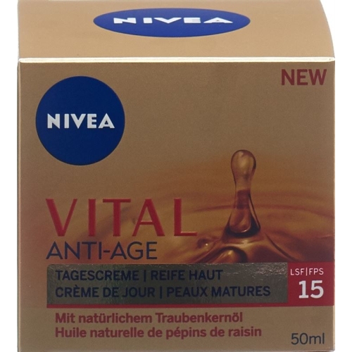 Nivea Vital Anti-Age Tagescr Lfs15 Traubenke 50ml buy online