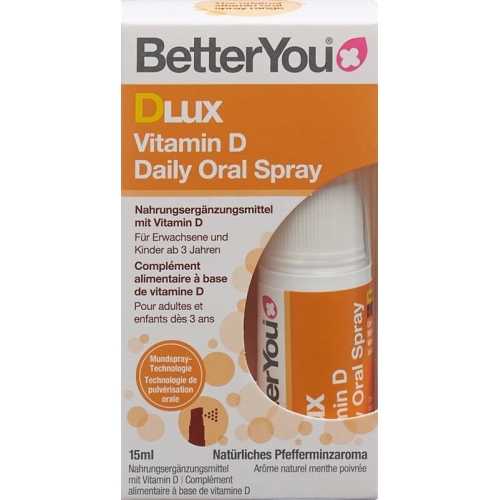 BetterYou DLux Vitamin D Daily Oral Spray 15ml buy online