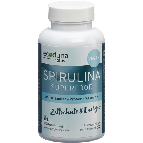 Ecoduna Plus Spirulina Kapseln Dose 120 Stück buy online