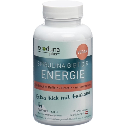 Ecoduna Plus Spirulina Energie Kapseln Dose 120 Stück buy online