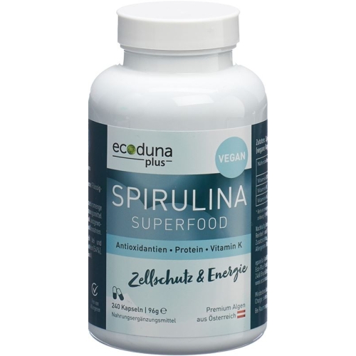 Ecoduna Plus Spirulina Kapseln Dose 240 Stück buy online