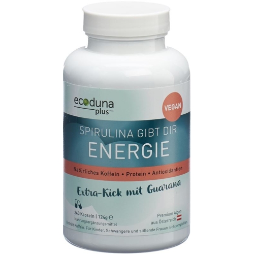 Ecoduna Plus Spirulina Energie Kapseln Dose 240 Stück buy online