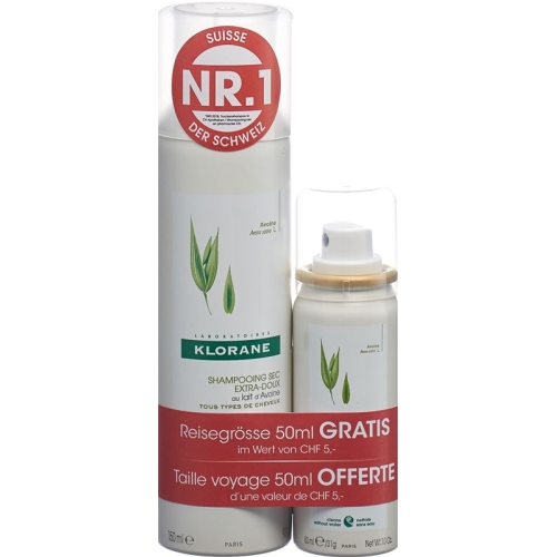 Klorane dry shampoo oats 150ml+50ml buy online