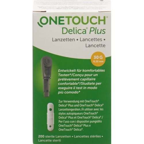 One Touch Plus Delica Lancets 200 pieces buy online