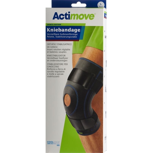 Actimove Sport Knee Support L Adjustable Pad Stabilising Bars buy online