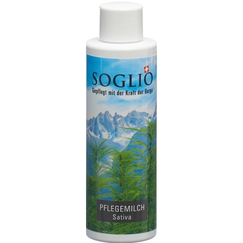 Soglio Pflegemilch Sativa Flasche 100ml buy online