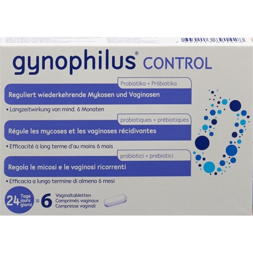 Gynophilus Control vaginal tablets 6 pieces buy online