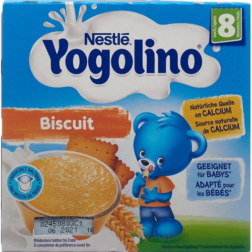 Nestle Yogolino Biscuit 8m (neu) 4x 100g buy online