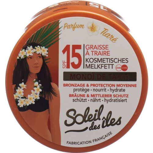 Soleil Des Iles Melkfett SPF 15 Monoi 150ml buy online