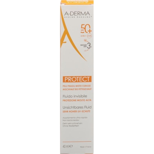 A-derma Protect Fluide Invisible SPF 50+ 40ml buy online