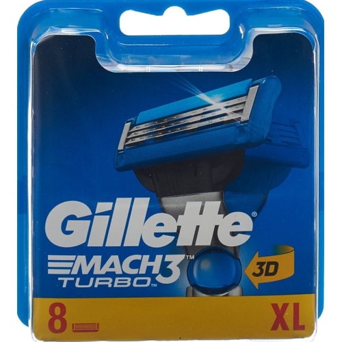 Gillette Mach3 Turbo 3D Systems blades 8 pcs buy online