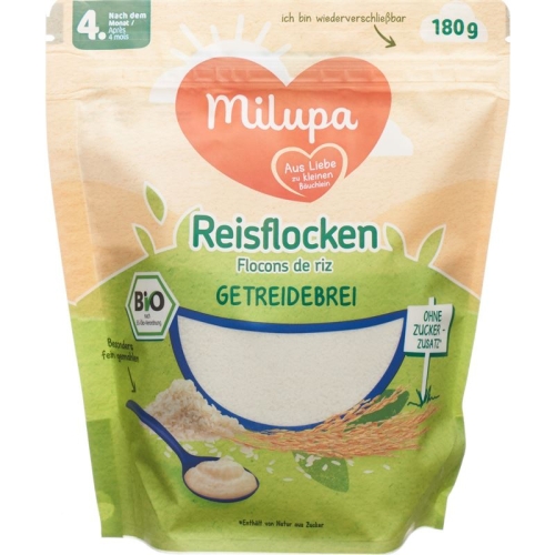 Milupa Organic Rice Flakes from the 4th month 180g buy online