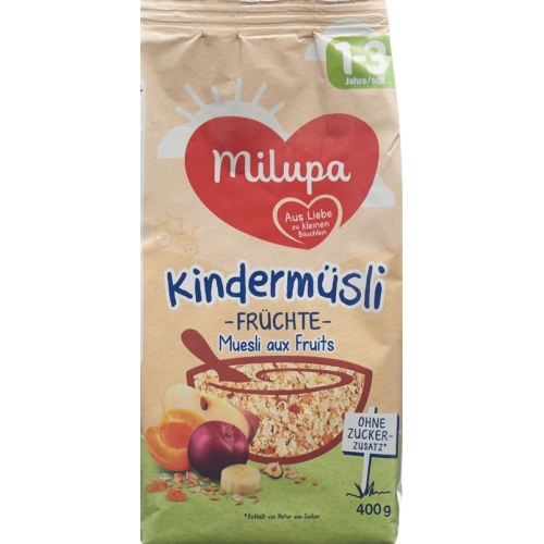 Milupa Kindermuesli Früchte ab dem 1. Jahr 400g buy online