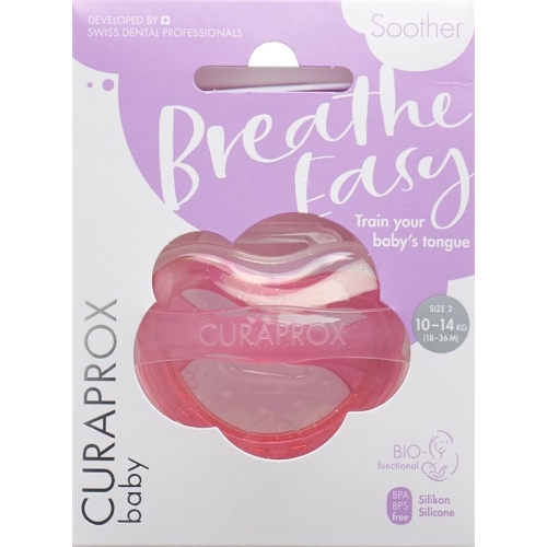 Curaprox pacifier Gr2 pink single buy online