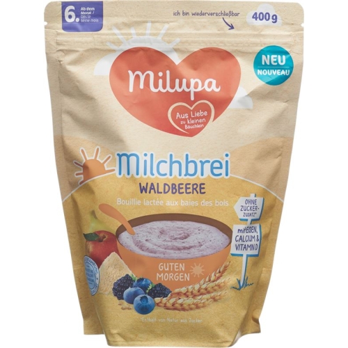 Milupa Bio Good Morning Fruits of the Forest Milk Mash from the 6. month 400g buy online