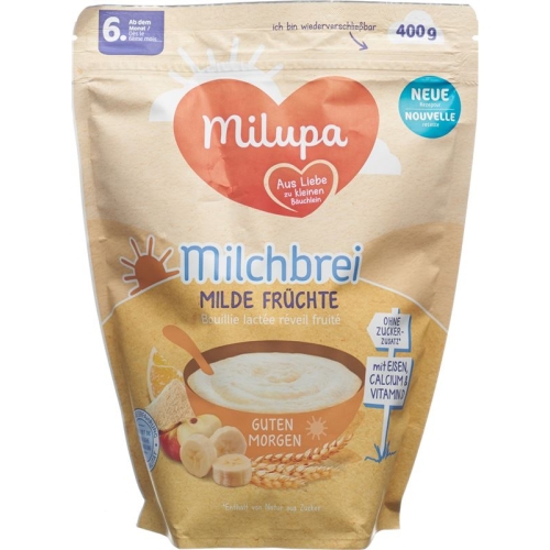 Milupa Good Morning Mild Fruits Milk Mash from the 6. month 400g buy online