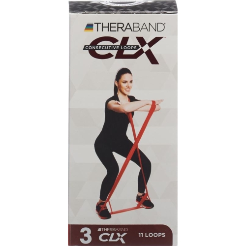 Thera Band Clx11 Loops 1.7kg Red Medium strength buy online