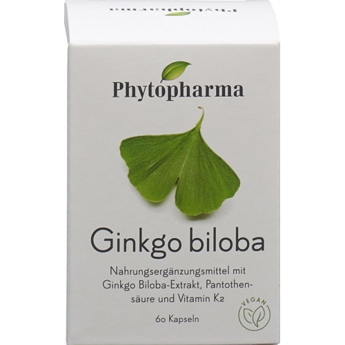 Phytopharma Ginkgo Biloba 60 capsules buy online