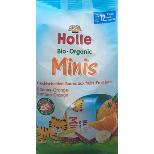 Holle Organic banana orange Minis Btl 100g buy online