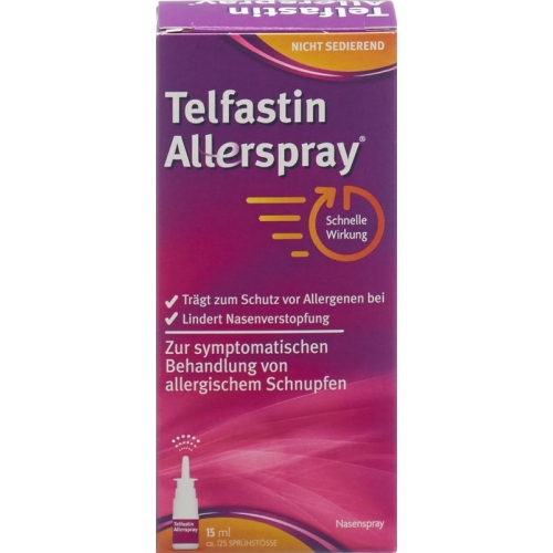 Telfastin Allerspray Nasal Spray bottle 15ml buy online