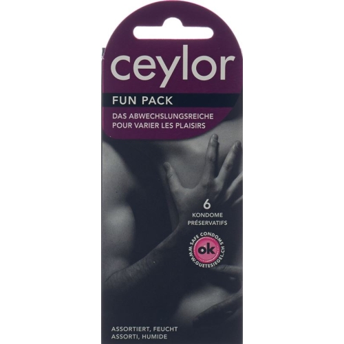 Ceylor Funpack Condoms with Reservoir 6 pieces buy online