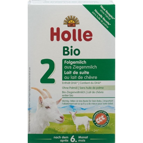 Holle organic follow-on milk 2 made from goat's milk 400 g buy online