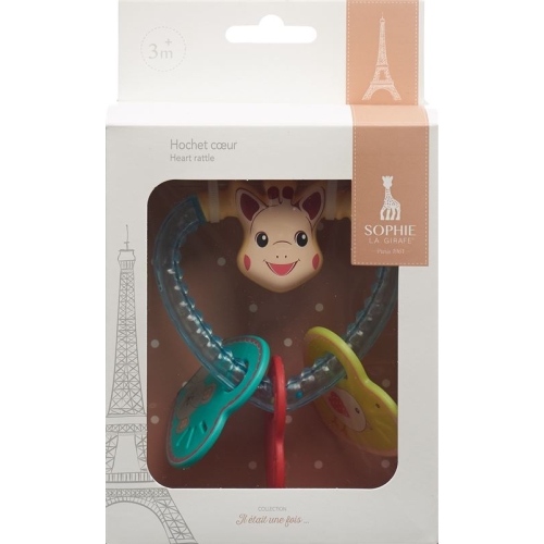 Sophie La Girafe heart rattle buy online