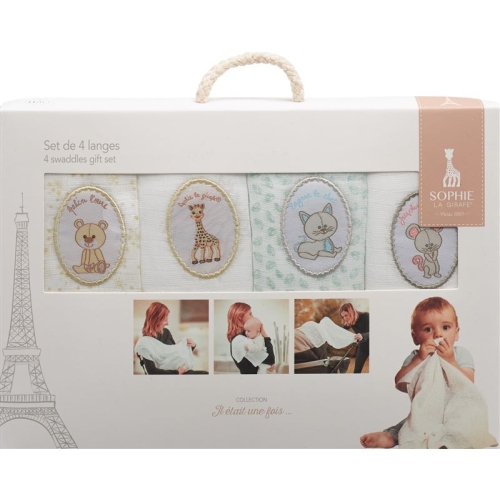 Sophie La Girafe 4 Piece Diaper Set buy online