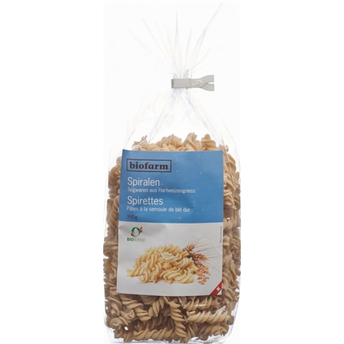 Biofarm Spiralen Hartweizen Ch Knospe 350g buy online