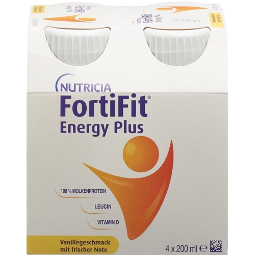 Fortifit Energy Plus Vanille 4 Flasche 200ml buy online