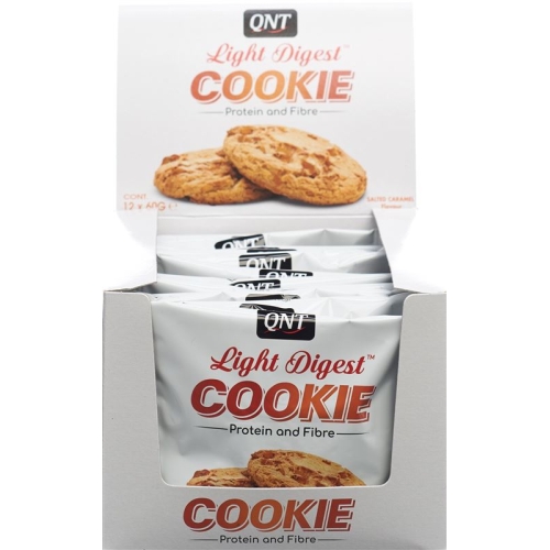 Qnt Light Digest Cookie Disp Salted Caramel 12x 60g buy online