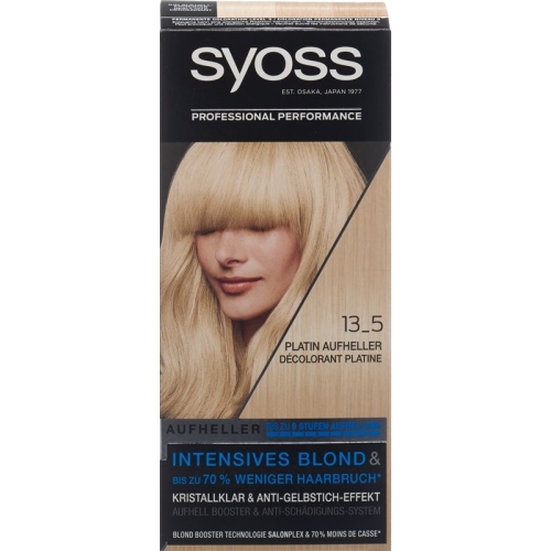 Syoss brightener 13-5 platinum brightener buy online