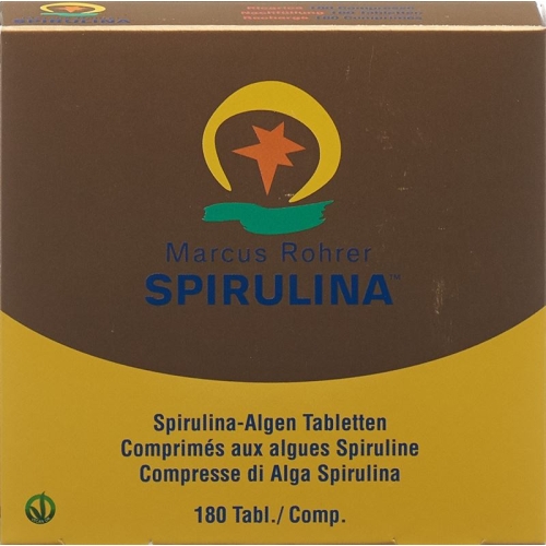 Spirulina Marcus Rohrer Tabletten Refill Beutel 180 Stück buy online