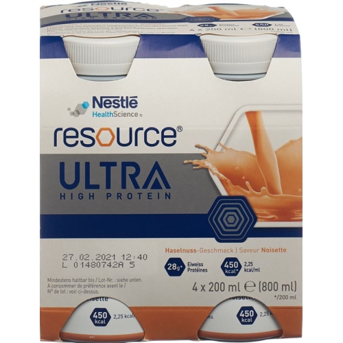 Resource Ultra Haselnuss 4 Flasche 200ml buy online