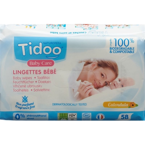 Tidoo Ringelblumentücher Unparfümiert 58 Stück buy online